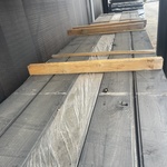 Ca. 54x Veer en groef zwart gecoat, 18x185mm, lengte 500cm